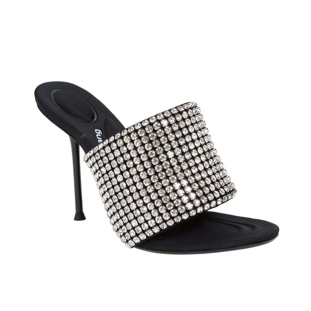 Alexander Wang Black and Silver Sandals